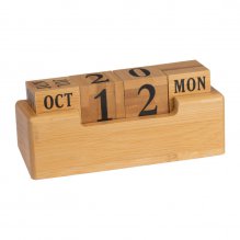 Calendar perpetuu din bambus Calendar perpetuu din bambus