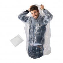 Poncho transparent pentru situatii de urgenta Poncho transparent pentru situatii de urgenta