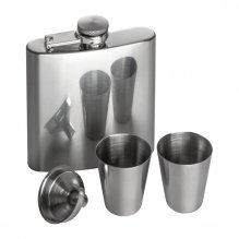 Sticluta whisky cu 2 pahare, 178ml+2x45ml Sticluta whisky cu 2 pahare, 178ml+2x45ml