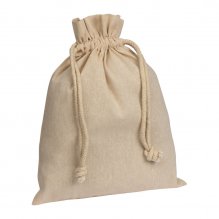 Sac medie din bumbac reciclat cu snur