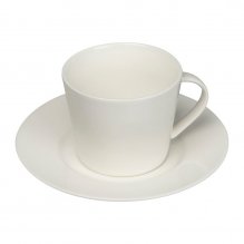 Ceasca de portelan cu farfurie, 175 ml Ceasca de portelan cu farfurie, 175 ml