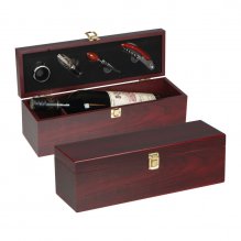 Cutie de vin din lemn pentru 1 sticla Cutie de vin din lemn pentru 1 sticla
