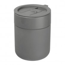 Cana ceramica cu invelis de silicon, 340ml Cana ceramica cu invelis de silicon, 340ml