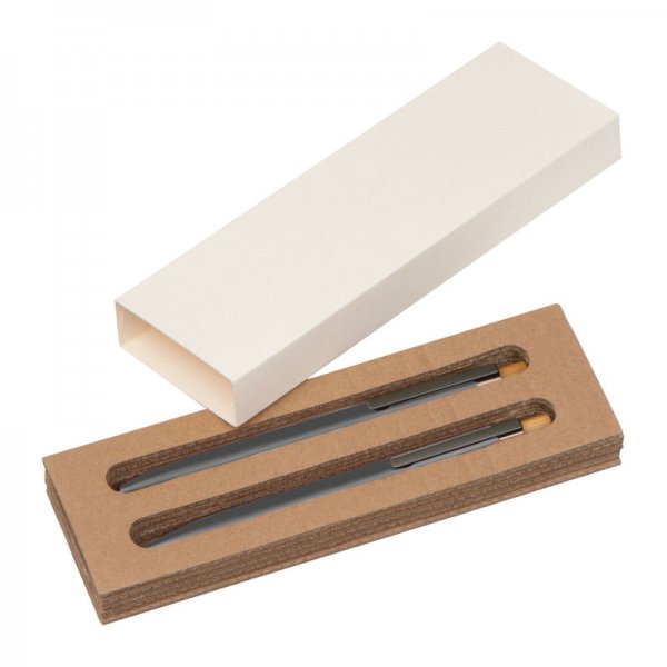 Set de scris din aluminiu reciclat