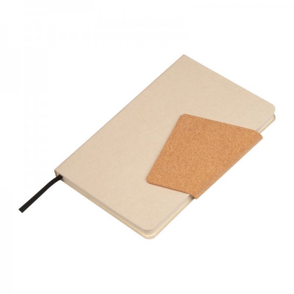 Notes A5 cu coperta din cutie de lapte reciclata