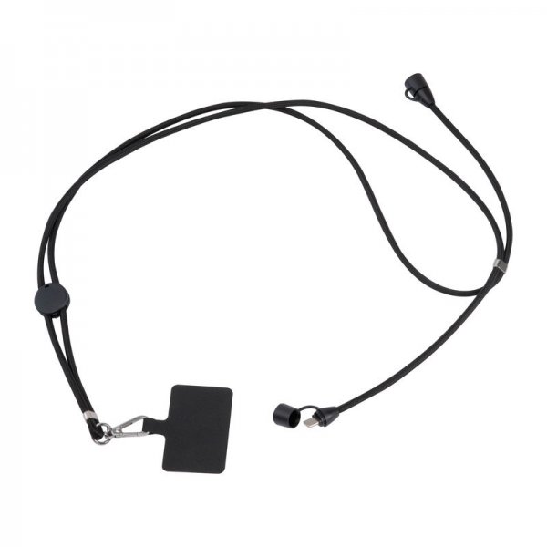 Lanyard cu cablu de incarcare tip C