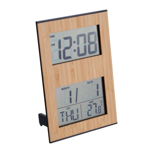 Ceas de birou din bambus