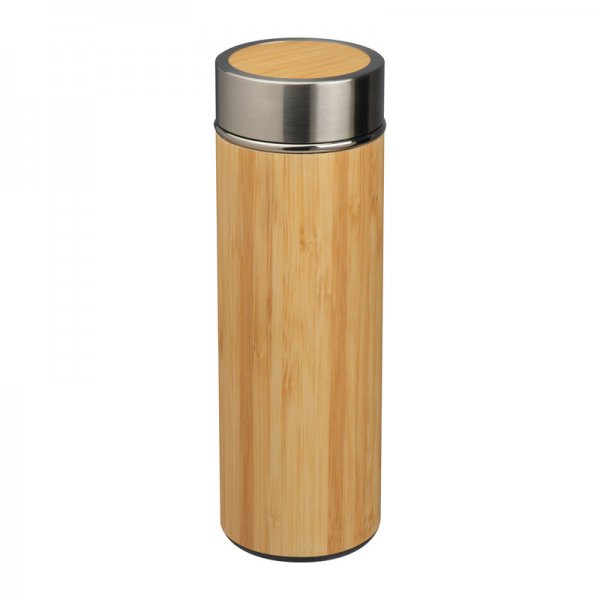 Termos din otel inoxidabil, invelis bambus, 350ml