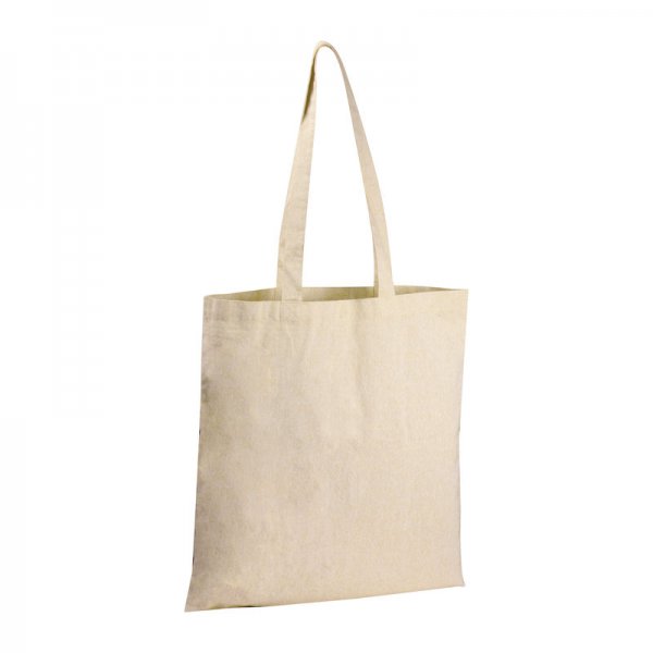 Sacosa de cumparaturi din bumbac reciclat, 140g/m²