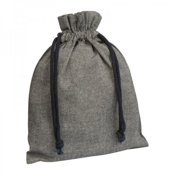 Sac medie din bumbac reciclat cu snur