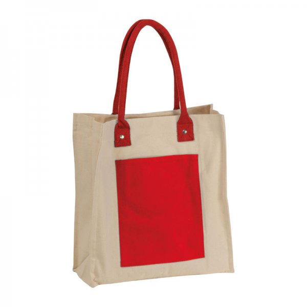 Sacosa de cumparaturi CANVAS cu manere lungi