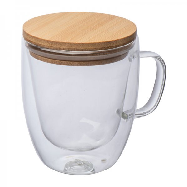 Ceasca din sticla cu perete dublu, 350 ml