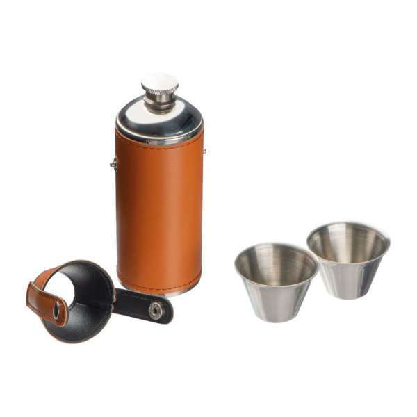Flasca cu 2 pahare, 230 ml + 2 * 40ml