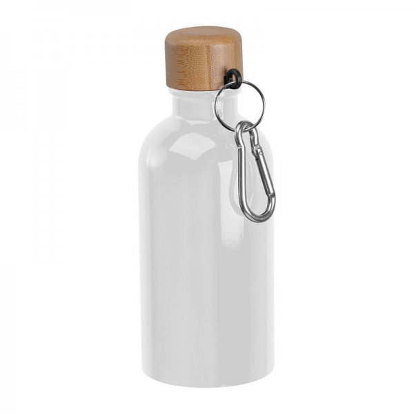 Sticla din otel inoxidabil cu carabina, 400ml