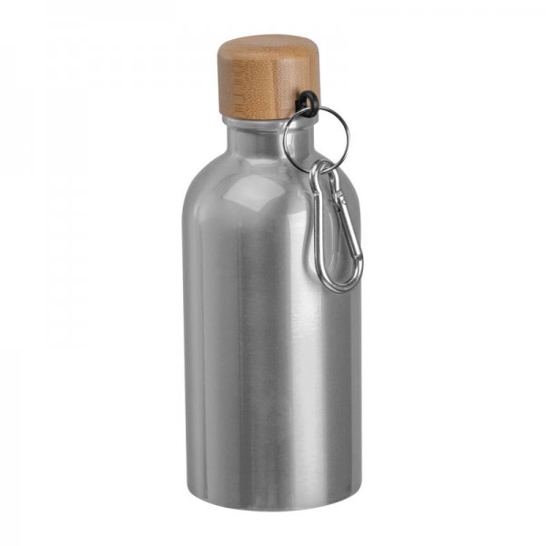 Sticla din otel inoxidabil cu carabina, 400ml