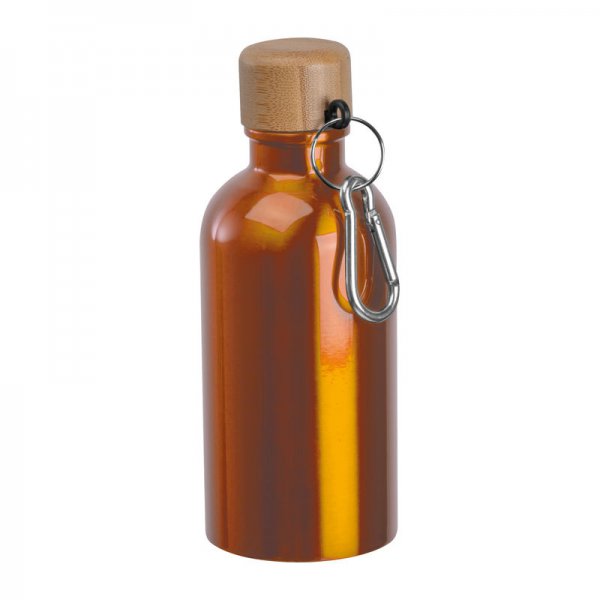 Sticla din otel inoxidabil cu carabina, 400ml