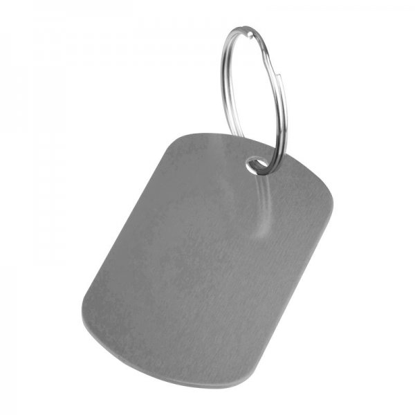 Breloc cu placuta metalica