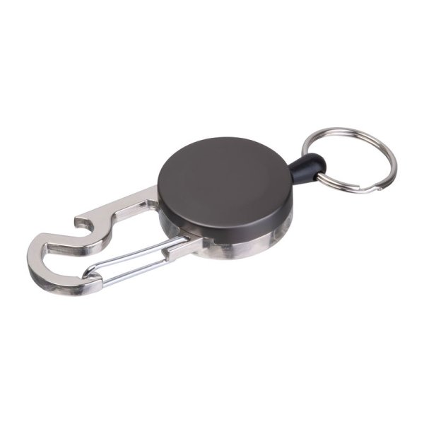 Breloc retractabil cu carabina