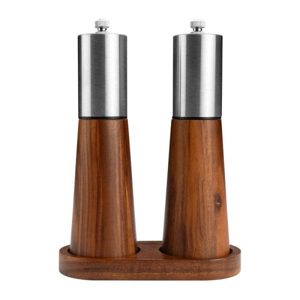 Salt and pepper mill set
